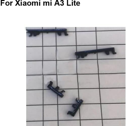 2 in 1 Side Button For Xiaomi Mi A3 Lite Power On Off Button + Volume Side Buttons Set For Xiaomi Mi A 3 Lite Replacement A3lite
