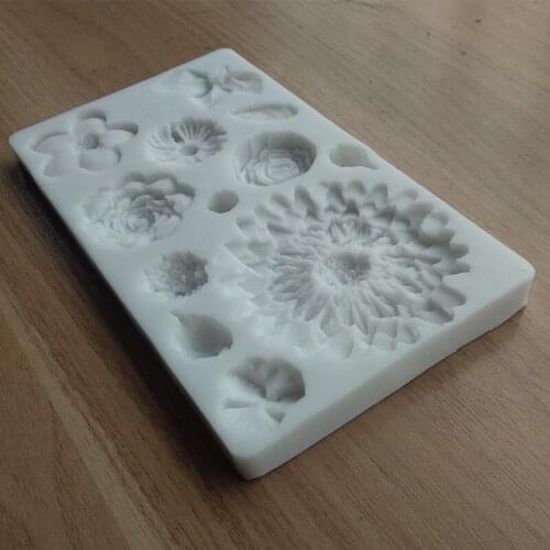 Large Size Sun Flower Silicone Molds Fondant Chocolate Candy Mold DIY Garden Baking Tools SQ1824