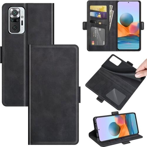 Case For Xiaomi Redmi note 10 Pro Leather Wallet Flip Cover Vintage Magnet Phone Case For Redmi note 10 Pro Coque