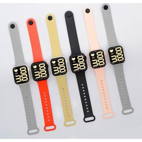 Childrens Wrist Watches LED Digital Watch for Boys Girls Sports Army Military Silicone Kids Watch Children Electronic Clock