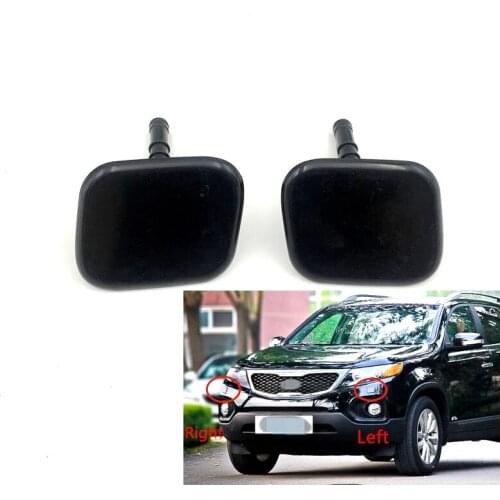 For Kia Sorento R 2010 2011 2012 HeadLight Washer Spray Nozzle Jet Cover Cap 986802P000 986902P000