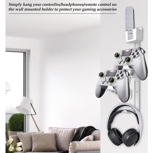 For PS5 PS4 Xbox Switch Organizer Storage Rack CD Disc Headphone Universal Gamepad Controller Storage Holder Game Accessories