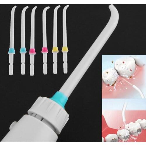 6 Tip Family Switch Faucet Oral Jet Irrigator Pressure Water Dental Flosser SPA Cleaner Interdental Brush Teeth Whitening