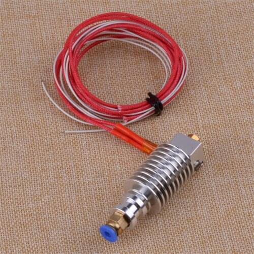 LETAOSK 40W 12V 3D Printer Extruder Straight-type V5 J-head For 1.75mm Filament Fan PTFE Tube