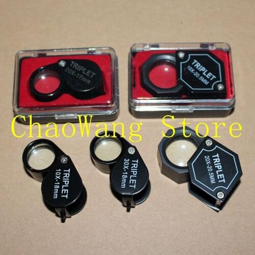 5pcs/pack Jewelry loupe Jewelers magnifier magnifying loupe