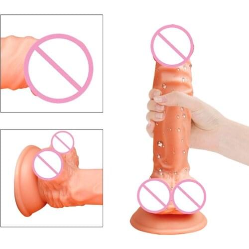 Modi 8.27 Inch Realistic Dildo Suction Cup Handsfree Wireless Big Penis Lifelike Anal Sex Toys For Women Adult Lesbian Couple