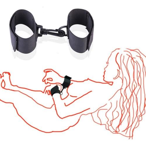 Fashion Handcuffs Wrist Ankle Cuffs Restraint Adult Sex SM Couple Game Play Toy Easy for you to wear on and take off sex toys