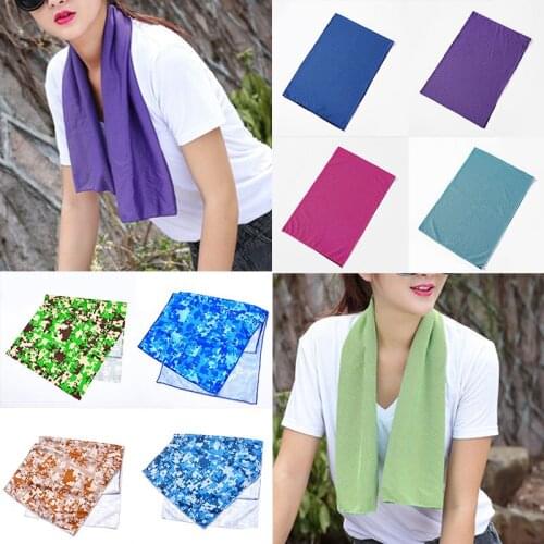 Men And Women Gym Club Yoga Sports Cold Washcloth Running Football Basketball Cooling Ice Beach Towel Lovers Gift Toallas