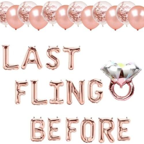 Last Fling Before Balloon Set Mountain Bachelorette Clamping Flannels Bachelorette Party Hen Party Balloon Bride to Be Decor