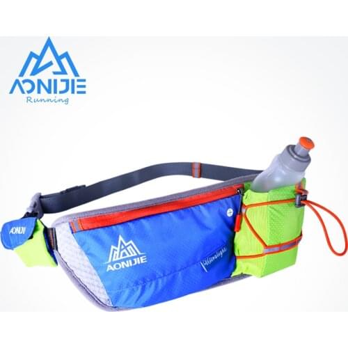 AONIJIE E887 Marathon Jogging Cycling Running Hydration Belt Waist Bag Pouch Fanny Pack Phone Holder For 250ml Water Bottle