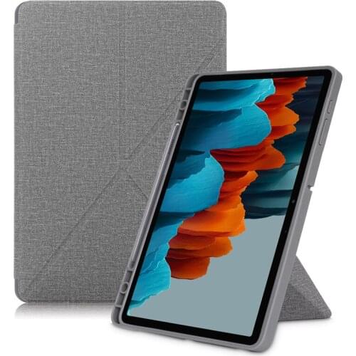 Funda For Samsung Galaxy Tab S7 Plus Case With Pencil Holder Slots SM-T970 SM-T970 Tablet Cover For Samsung Tab S7 Plus S7+ 12.4