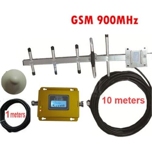 W/ 10M cable +yagi antenna 55dbi gsm repeater 900Mhz signal booster GSM booster repeater,GSM amplifier signal booster GSM 900mhz