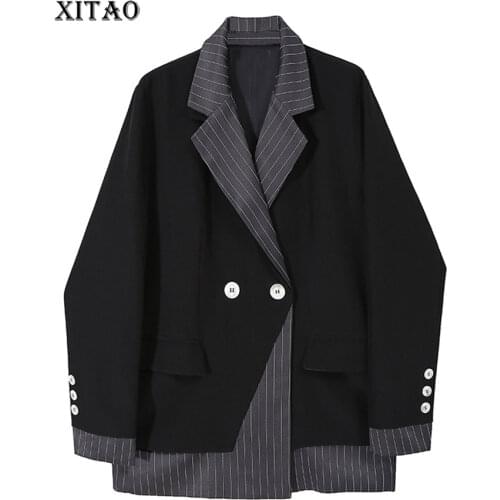 Женские двубортные пиджаки XITAO China At AliExpress