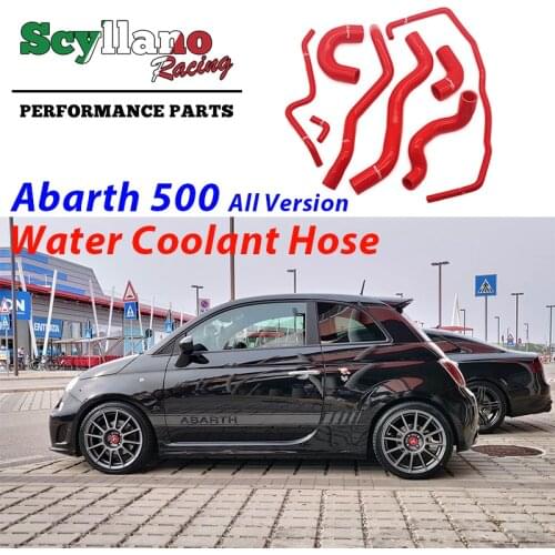 Replacement Parts For Fiat Abarth 500 595 695 All Versions Silicone Radiator Water Hose Tube Pipe Kit Coolant System Parts