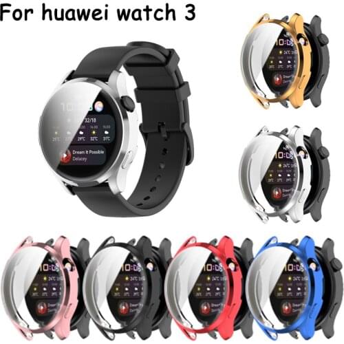 New Tempered Glass Cover PC Dial Scale Protective Case For Huawei Watch 3 46mm Shell Screen Protector Smart Watch Accessories