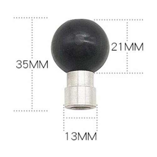 Motorcycle Handlebar Clamp Base with 1 Inch Ball for For RAM-B-367U for Kawasaki Car Vehicle Phone Holder Bolt Bracket E7CA