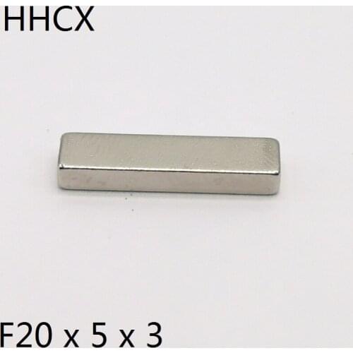 10 20 50 100pcs/lot Block Magnet 20x5x3 N35 Magnet 20*5*3 Magnets 20 x 5 x 3 for moto