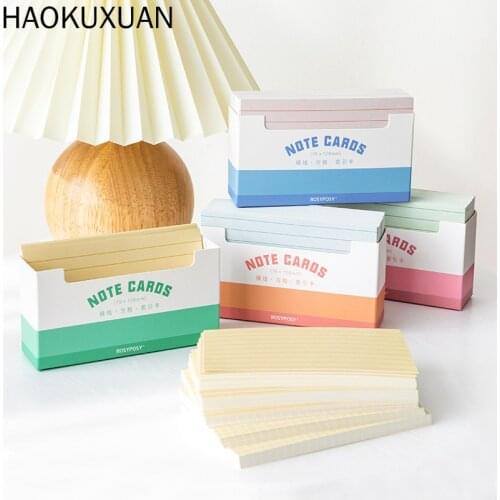 150 Sheets Thickened Grids Line Memo Note Cards Sheet Paper Daily School Stationery