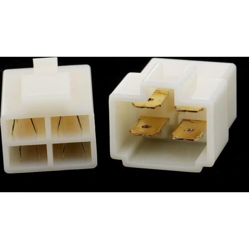 20 Kits 3Way+4 Way Pin Male Female Locking Terminal Housing Connectors Plug Socket