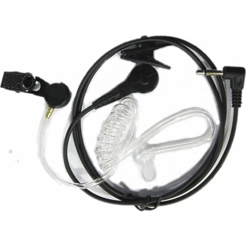 3.5mm Duty Listen Only Earpiece For Motorola Speaker Shoulder Mic 2-Way Radio Kenwood Baofeng Earphone Headset Walkie Talkie
