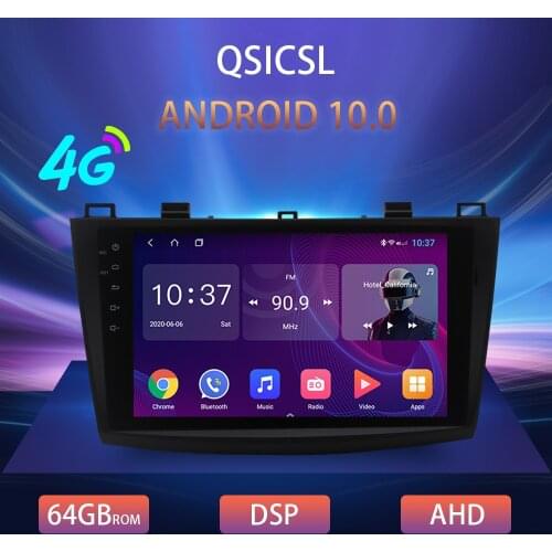 4G Android 10 Car Multimedia Android Radio GPS for For mazda 3 2004-2013 mazda Video Car DVD player Android Stereo AutoRadio DSP