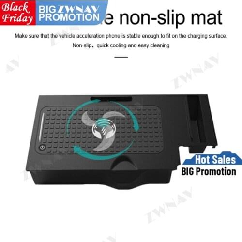 QI car wireless charger For BMW X3/X4 2018 -2019 Intelligent Infrared Fast Wireless Charging Car Phone Holder for iphone/Samsung