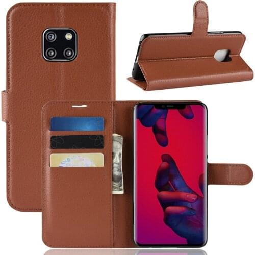 Bookcover For Huawei Mate20 Pro Luxury Leather wallet Cases for Huawei Mate20 Pro Cover shockproof cover for mate20 100pc