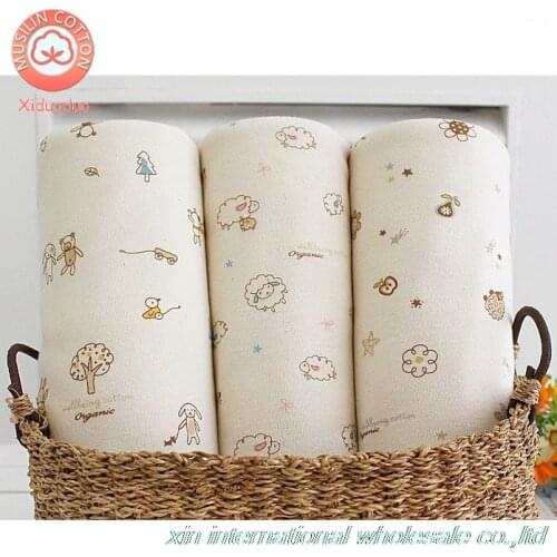 Pure cotton baby cloth new pattern of cotton knitted cloth african fabric A cartoon baby underwear telas No fluorescence tissu