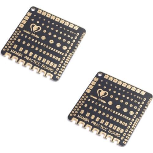 2PCS Diatone Mamba Soldering Practice Board 49x49x1.6mm for RC Drone FPV Racing