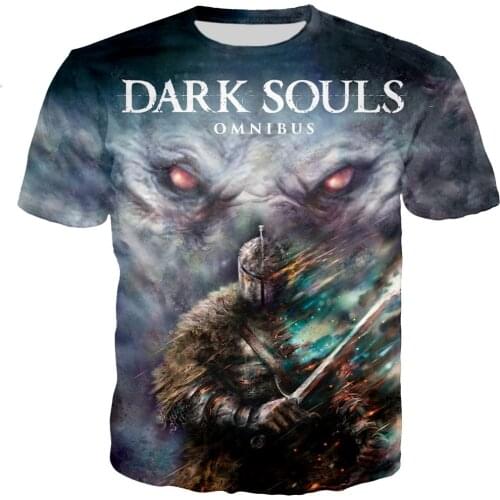 Dark Souls Men/women New Fashion Cool 3D Printed T-shirts Casual Style Tshirt Streetwear Tops