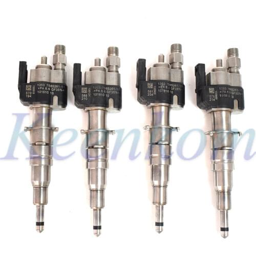 Set 4pcs High Quality Fuel Injectors 13537589048-11 for BMW E61 E60 E93 E92 E91 E90 E88 E87 535i 550i 750i X5 X6 13537589048-11