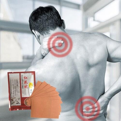 New Chinese herbal Carthamus tinctorius Snake Analgesic Plasters Pain Relief Patch Wholesale Rheumatism Joint Pain Lumbar and Ne