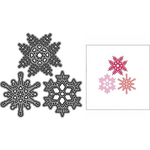 New Small Dainty Snowflakes Shape Set Craft Embossing Mold 2021 Metal Cutting Dies for DIY Album Card Making Scrapbooking Decor