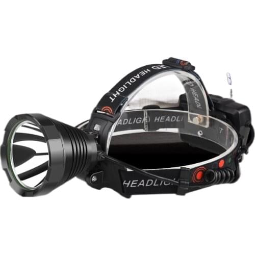 Led lithium rechargeable headlight glare head-mounted flashlight super bright long-range night fishing xenon lamp