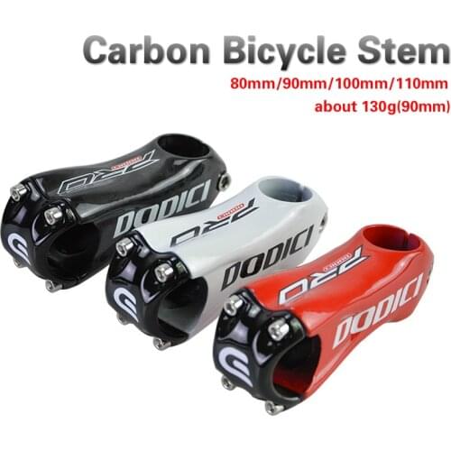 Full Carbon Stem Road Bike Negative 10 Degree 31.8mm Ultralight Mountain Bike Stem Carbon 80/90/100/110mm MTB Bicycle Stem Parts