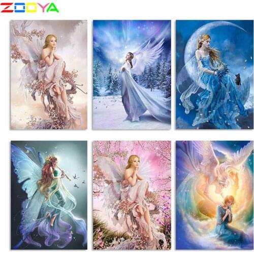ZOOYA 5D DIY Diamond Embroidery Cross Stitch Diamond Embroidery Round Home Decor Christmas Diamond Mosaic full layout CH237