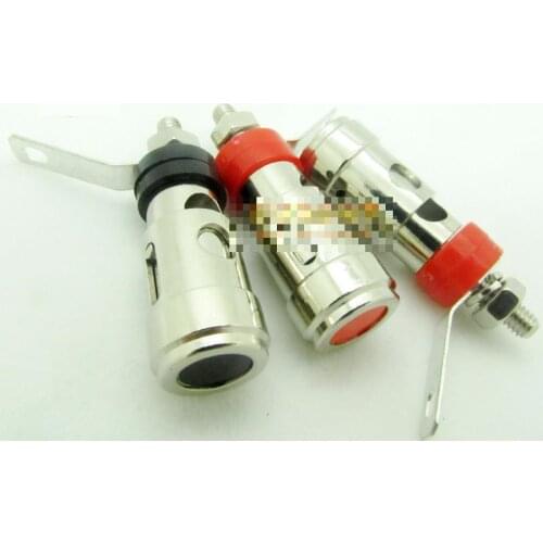 2pairs/lot Length 40mm Binding Post Self Locking Pressing Type For Speaker Audio Connector