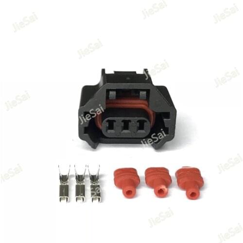 3 Pin 7223-6536-30 Auto Front Camshaft Sensor Connector Air Conditioning Pressure Switch Plug Female For TEANA HYUNDAI