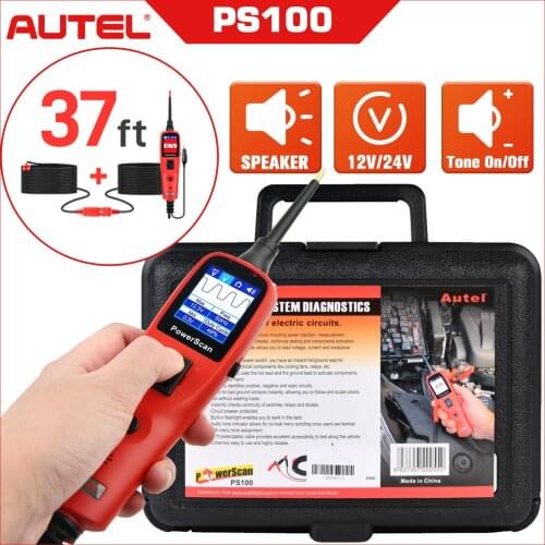 2021 Autel PowerScan PS100 Electrical System Diagnosis Tool Autel PS100 Power Scan