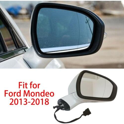 Automatic Adjust Folding Power Heated View Mirror w/ Light Plastic fit for Ford Fusion 2013 2014 2015 2016 2017 2018