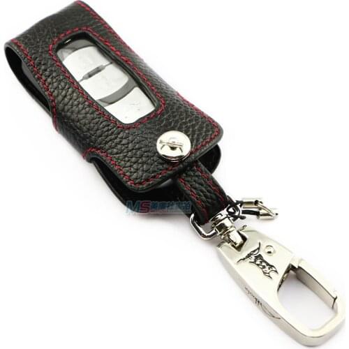 Genuine Leather Car Key fob cover key Case for MAZDA smart key MAZDA 8 MAZDA3 AXELA ATENZA CX-9 CX-7 CX-5 car access keyring