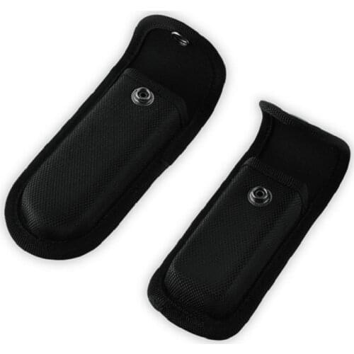 Knife Tool Outdoor Cover Fold Knife Bag Hunting Pocket Leather Sheath Tactical Bag Carry Storage Flashlight Holder Waist Bag