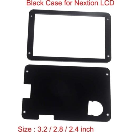 Black Acrylic Nextion Case for Nextion Enhanced 3.2 2.8 2.4 inch HMI Touch Display LCD Module Screen FZ1717E-B