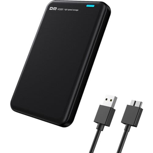 DM 2.5" SATA to USB 3.0 Micro B Hard Drive SSD External Enclosure Case Tool Free Hot-Swap for Macbook