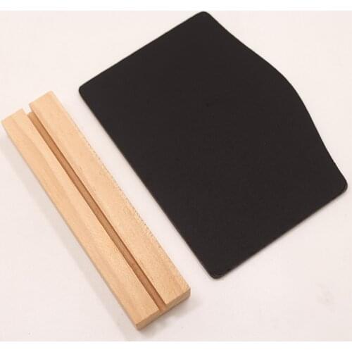 20pcs Black Small Blackboard Wooden Message Board for Wedding Cards Birthday Parties Events Homes Bars Decoration