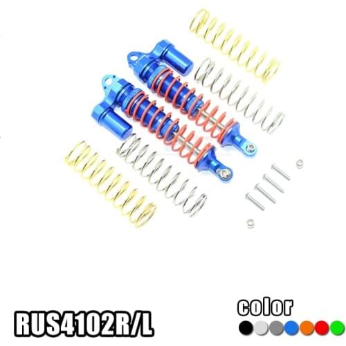 GPMALUMINUM REAR ADJUSTABLE L-SHAPE PIGGY BACK SHOCKS 102MM For TRAXXAS SLASH 4X4 RC Upgrade