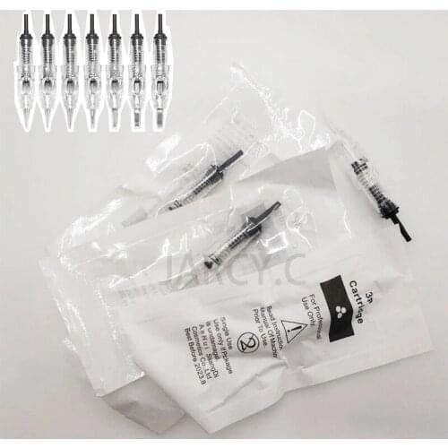 50PCS Tattoo Needle Converter 1R / 3R / 5R / 3F / 5F Type Crystal Tattoo Accessories Disposable Makeup Tool Eyebrow Coloring