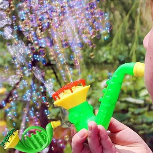 Water Blowing Toys Bubble Soap Bubble Blower Outdoor Child Toys kids magic wand party water bubble machine gun jouet enfant Y