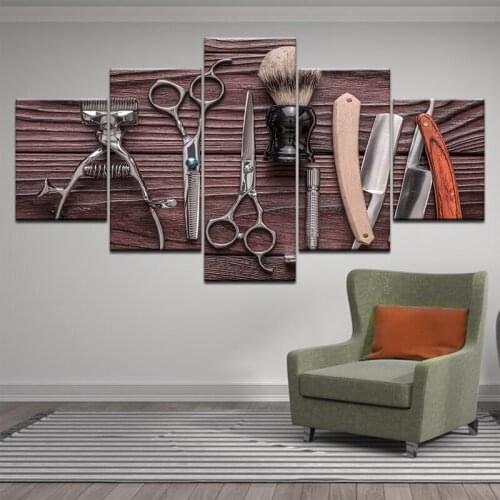 Full Square resin Diamond Painting 5 Pieces Embroidery Mosaic diamond Rhinestone Hairdressing Tools Scissors Razor Styling icon