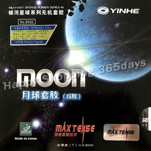 Yinhe Milky Way Galaxy Moon Max Tense Factory Tuned pips-in Table Tennis Rubber with sponge